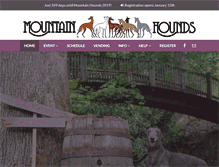 Tablet Screenshot of gfncmountainhounds.com